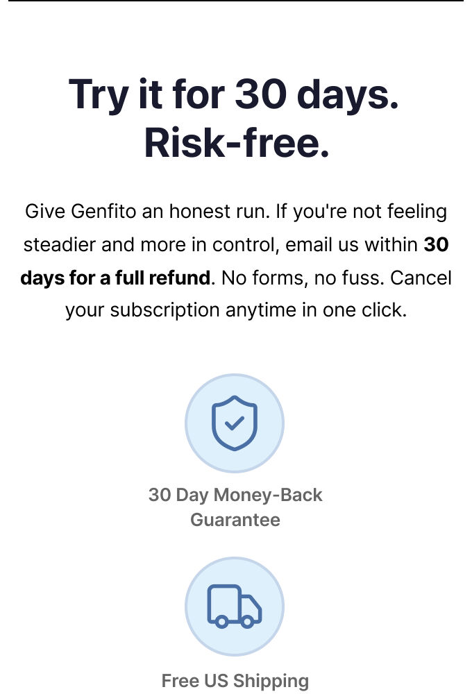 Try it for 30 days. Risk-free.